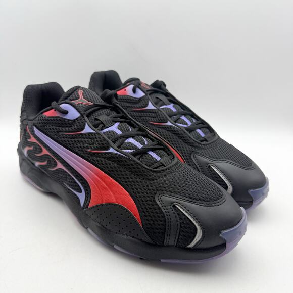 PUMA Mens Inhale Sneakers US 12 EU 46 Black Red Athletic Shoes NIB - Picture 5 of 12